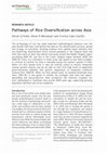 Research paper thumbnail of Pathways of Rice Diversification across Asia