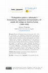 Research paper thumbnail of "Trabajadores pobres e informales": Economistas, organismos internacionales y el mundo del trabajo en América Latina (1960-1980