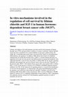 Research paper thumbnail of In vitro mechanisms involved in the regulation of cell survival by lithium chloride and IGF-1 in human hormone-dependent breast cancer cells (MCF-7)