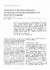 Research paper thumbnail of Attenuation of the pressor response to laryngoscopy and tracheal intubation with intravenous verapamil