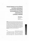 Research paper thumbnail of Transformacija političkog sustava Gvatemale - od banana-republike do najnekvalitetnije demokracije Latinske Amerike