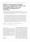 Research paper thumbnail of Influence of environmental and fishery parameters on loggerhead sea turtle by-catch in the longline fishery in the Azores archipelago and implications for conservation