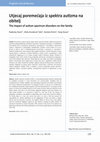 Research paper thumbnail of The impact of autism spectrum disorders on the family