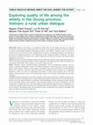 Research paper thumbnail of Exploring quality of life among the elderly in Hai Duong province, Vietnam: a rural–urban dialogue