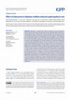 Research paper thumbnail of Effect of edaravone in diabetes mellitus-induced nephropathy in rats