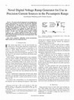 Research paper thumbnail of Novel Digital Voltage Ramp Generator for Use in Precision Current Sources in the Picoampere Range