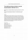 Research paper thumbnail of Traceable precision pA direct current measurements with the ULCA