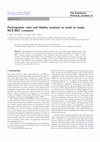 Research paper thumbnail of Participation ratio and fidelity analyses as tools to study BCS-BEC crossover