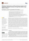 Research paper thumbnail of Conditions Optimization and Physiochemical Analysis of Oil Obtained by Catalytic Pyrolysis of Scrap Tube Rubber Using MgO as Catalyst