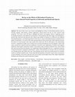 Research paper thumbnail of Review on the Effects of Silivicultural Practices on Some Selected Wood Properties of Softwoods and Hardwoods Species