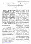 Research paper thumbnail of Effects of Age and Height on Chemical Properties of Yushania Alpina Grown at Injibara District, Amhara Region, Ethiopia