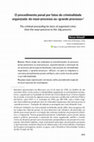 Research paper thumbnail of O procedimento penal por fatos de criminalidade organizada: do maxi-processo ao «grande processo»