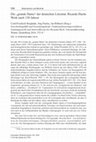 Research paper thumbnail of Die „grande Dame“ der deutschen Literatur. Ricarda Huchs Werk nach 150 Jahren Cord-Friedrich Berghahn, Jörg Paulus, Jan Röhnert Hrsg.: Geschichtsgefühl und Gestaltungskraft. Funktionalisierungsverfahren, Gattungspoetik und Autorreflexion bei Ricarda Huch. Universitätsverlag Winter, Heidelberg 201...