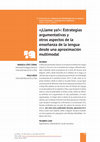 Research paper thumbnail of «¡Llame ya!»: Estrategias argumentativas y otros aspectos de la enseñanza de la lengua desde una aproximación multimodal