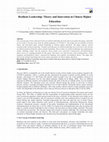 Research paper thumbnail of Resilient Leadership: Theory and Innovation in Chinese Higher Education