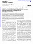 Research paper thumbnail of Synthesis of ternary transition metal fluorides Li3MF6via a sol–gel route as candidates for cathode materials in lithium-ion batteries