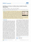 Research paper thumbnail of Self-Diffusion of Lithium in LiAlSi 2 O 6 Glasses Studied Using Mass Spectrometry