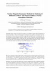 Research paper thumbnail of Nuclear Magnetic Resonance methods for studying Li + diffusion in micro- and nanocrystalline as well as amorphous materials