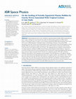 Research paper thumbnail of On the Seeding of Periodic Equatorial Plasma Bubbles by Gravity Waves Associated With Tropical Cyclone: A Case Study