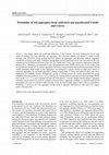 Research paper thumbnail of Wettability of soil aggregates from cultivated and uncultivated Ustolls and Usterts