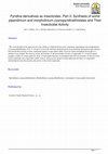 Research paper thumbnail of Pyridine derivatives as insecticides. Part 2: Synthesis of some piperidinium and morpholinium cyanopyridinethiolates and their insecticidal activity