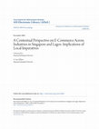 Research paper thumbnail of A Contextual Perspective on E-Commerce Across Industries In Singapore and Lagos: Implications of Local Imperatives