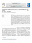 Research paper thumbnail of Potential of solar energy in developing countries for reducing energy-related emissions