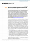 Research paper thumbnail of A vectorial tree distance measure