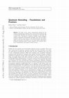 Research paper thumbnail of EPJ manuscript No. (will be inserted by the editor) Quantum Annealing- Foundations and Frontiers