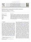 Research paper thumbnail of Modelling quality in replacement and inspection maintenance