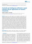 Research paper thumbnail of Controllo ad intelligenza artificiale in spazi cilindrici 4D per applicazioni di robotica industriale