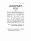 Research paper thumbnail of A Study of Parents' Perceptions about Early Childhood Education and Development in the Pakistani Context