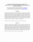 Research paper thumbnail of Efectos de los esquemas regulatorios en la innovación: el caso del transporte público urbano de buses en Santiago