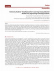 Research paper thumbnail of Enhancing Students’ Deep Approaches to Learning Among Industrial Mechatronics Engineering Technology Students