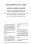 Research paper thumbnail of Síntesis de Monolitos de Carbón activado: Análisis comparativo entre las características texturales y energéticas determinadas mediante calorimetría de inmersión