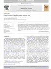 Research paper thumbnail of Characterization of alkali activated kaolinitic clay