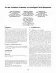 Research paper thumbnail of On the evolution of motility and intelligent tactic response