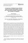 Research paper thumbnail of A Comparison of Multiple-Strategy Methods: Effects on Fourth-Grade Students’ General and Content-Specific Reading Comprehension and Vocabulary Development