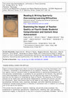 Research paper thumbnail of Examining the Impact of Teacher Quality on Fourth-Grade Students' Comprehension and Content-Area Achievement