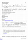 Research paper thumbnail of Correction: The Potential of Digital Data Collection Tools for Long-lasting Insecticide-Treated Net Mass Campaigns in Nigeria: Formative Study (Preprint)
