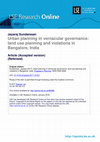 Research paper thumbnail of Urban planning in vernacular governance: Land use planning and violations in Bangalore, India