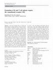 Research paper thumbnail of Formation of B and T cell subsets require the cannabinoid receptor CB2