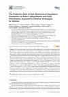 Research paper thumbnail of The Predictive Role of Raw Bioelectrical Impedance Parameters in Water Compartments and Fluid Distribution Assessed by Dilution Techniques in Athletes