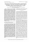 Research paper thumbnail of Komparasi Protokol Komunikasi pada Sistem Produksi Siber-Fisik berbasis IEC 61499