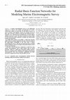 Research paper thumbnail of Radial basis function networks for modeling marine electromagnetic survey