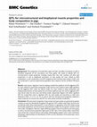 Research paper thumbnail of QTL for microstructural and biophysical muscle properties and body composition in pigs