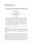 Research paper thumbnail of Status of Adolescent Sexual and Reproductive Health in Nepal