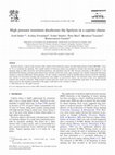 Research paper thumbnail of High pressure treatment decelerates the lipolysis in a caprine cheese