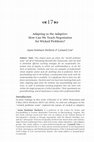 Research paper thumbnail of a 17 b Adapting to the Adaptive : How Can We Teach Negotiation for Wicked Problems ?