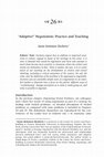 Research paper thumbnail of 26 “ Adaptive ” Negotiation : Practice and Teaching